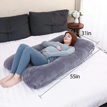 MOON PINE U Shaped Pregnancy Pillow for Comfort