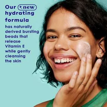 Clean & Clear Morning Burst Oil-Free Hydrating Facial Cleanser with BHA, Cucumber & Aloe Extracts, Face Wash Gently Removes Oil & Pore Clogging Impurities, 8 fl. oz