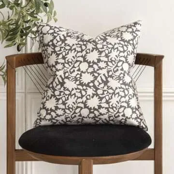 Foindtower Floral Throw Pillow Covers Set of 2