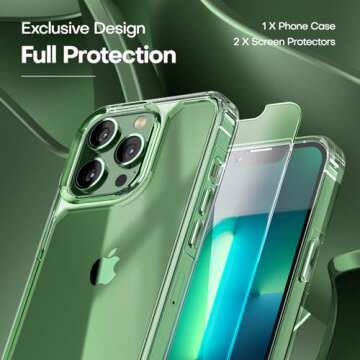 Buy TAURI Clear Case for iPhone 13 Pro Max Secure Protection