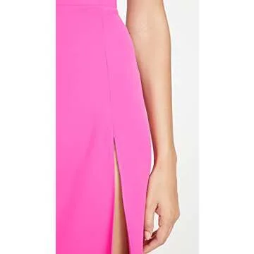 Amanda Uprichard Women's Mandy Midi Dress, Hot Pink, M