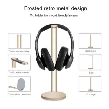 Geekria Aluminum Alloy Headphone Holder for All Headphones