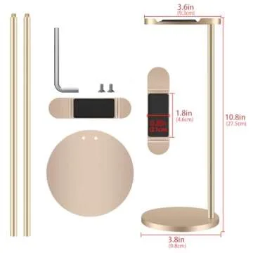 Geekria Aluminum Alloy Headphone Holder for All Headphones