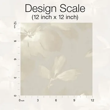 Candice Olson Premium Peel and Stick Wallpaper - Neutral Blooms