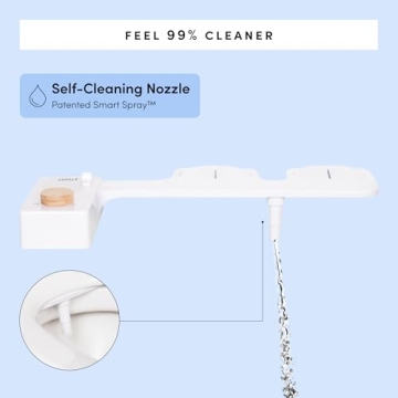 TUSHY Classic 3.0 Bidet Toilet Seat Attachment for Simple Hygiene