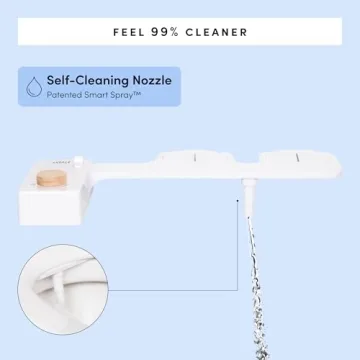 TUSHY Classic 3.0 Bidet Toilet Seat Attachment for Simple Hygiene