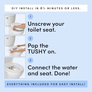 TUSHY Classic 3.0 Bidet Toilet Seat Attachment for Simple Hygiene
