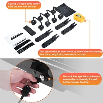 Large Hard Shell Rooftop Cargo Box for Secure Travel