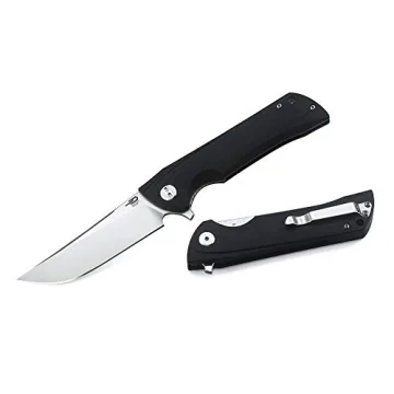 BESTECH Paladin Folding Knife - G10 Handle, D2 Steel Blade