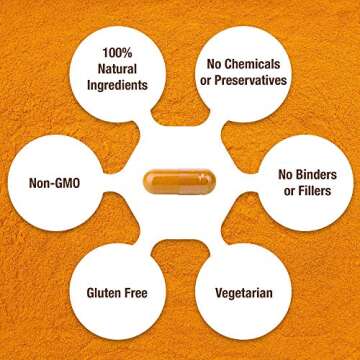 Key Nutrition Turmeric Curcumin Complex with Piperine, 100% Pure - 120 Capsules