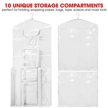 Primode Hanging Organizer for Wrapping Paper and Gift Supplies