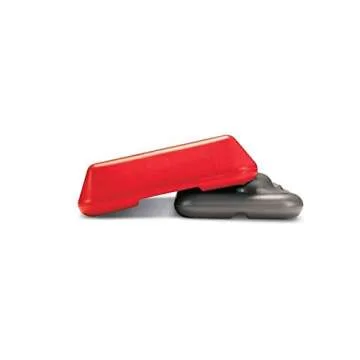 Aerobic Platform Stepper with Two Risers for Workouts