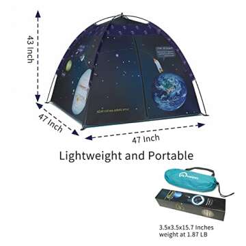 alprang Space World Play Tent for Kids Indoor Outdoor Fun