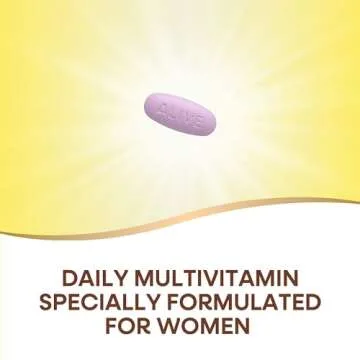 Nature's Way Alive Daily Complete Multivitamin for Women, Supports Energy Metabolism, Hair, Skin & Nails*, B-Vitamins, 130 Tablets (Packaging May Vary)