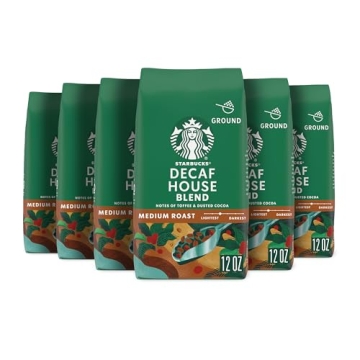 Starbucks Decaf House Blend Coffee - Premium Quality 100% Arabica