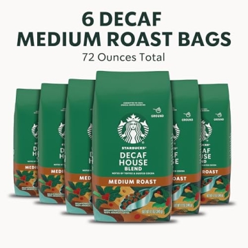 Starbucks Decaf House Blend, 100% Arabica Quality Coffee