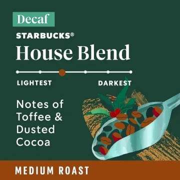 Starbucks Decaf House Blend, 100% Arabica Quality Coffee