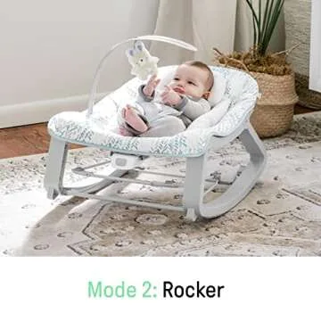 Ingenuity Keep Cozy 3-in-1 Bouncer with Vibrations and Toy Bar