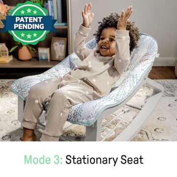 Ingenuity Keep Cozy 3-in-1 Bouncer with Vibrations and Toy Bar