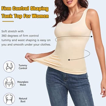 VVX Womens Shapewear Tank Tops for Tummy Control