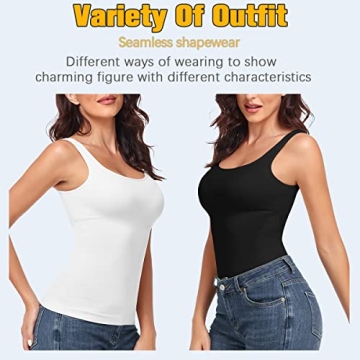 VVX Womens Shapewear Tank Tops for Tummy Control
