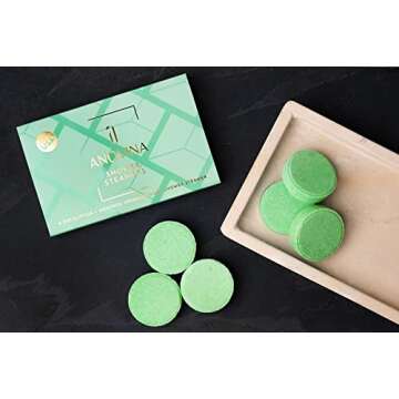 Anovina 6XL Eucalyptus Shower Steamers with Menthol – Aromatherapy Gift Box Made in USA with All N...