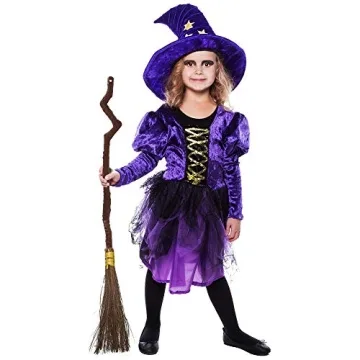 Skeleteen Realistic Witch Broomstick Costume Accessory