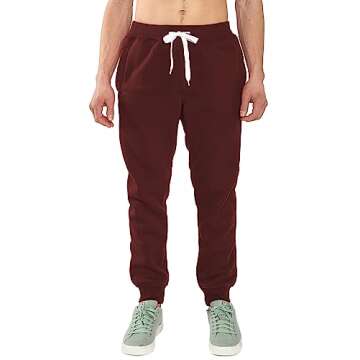 Southpole Men's Fleece Jogger Pants for Comfort and Style