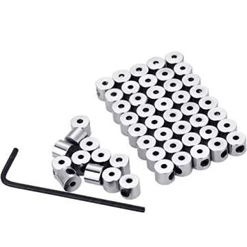 Mudder 100 Pieces Pin Backs Locking for Pin Keepers Locking Clasp with Wrench, 6 x 5 mm