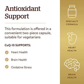 Solgar Vegetarian CoQ-10 200 mg - Heart Health & Energy