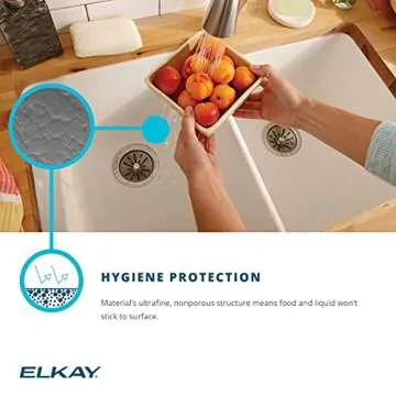 Elkay Black Quartz Single Bowl Undermount Sink
