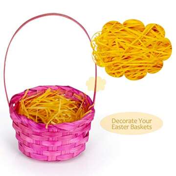 Vibrant AUCHOIS Easter Grass for Gift Baskets and Decor