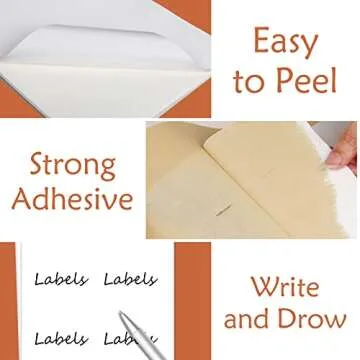 9527 Product Full Sheet Shipping Labels, 8-1/2" x 11" Blank White Sticker Paper, Self Adhesive Address Labels for Laser/Inkjet Printers, 500 Labels