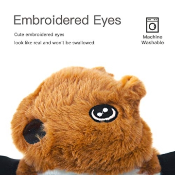 SHARLOVY Dog Squeaky Toys 5 Pack for Medium to Large Dogs