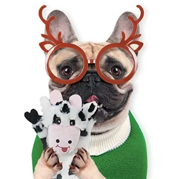 SHARLOVY Dog Squeaky Toys 5 Pack for Medium to Large Dogs