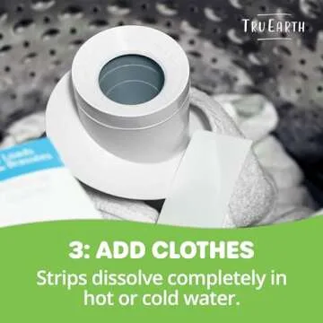 Tru Earth Laundry Detergent Sheets - Eco-Friendly, Travel-Safe