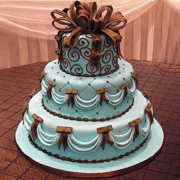 AEGYPIUS Fondant Molds, 3 Pcs Wave Shaped Silicone Fondant Molds for Cake Decorating, Silicone Molds for Clay, Crafts, Baking