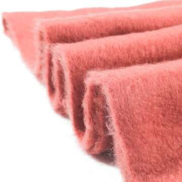 SUNDSGT Big Scarf Coloured Checked Oversized Scarf Tassel Soft Fall Winter Thick Scarf Warm Shawl Women (Dark Watermelon Red)