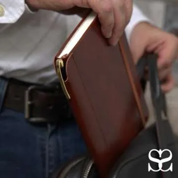 SETTINI® Lined Journal - Compass Journal for Writing Gift Set - Hardcover Vegan Leather, Includes Luxury Pen in a Unique Pen Holder, 192 Pages, 6 x 8.5 inches, Birthday Gifts for Men