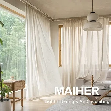 MAIHER Extra Wide Pinch Pleat Curtains for Style and Comfort