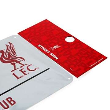Liverpool Official Anfield Road L4 Metal Street Sign - Multi-Colour