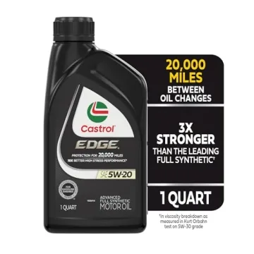 Castrol EDGE 5W-20 Synthetic Oil - 6 Quarts