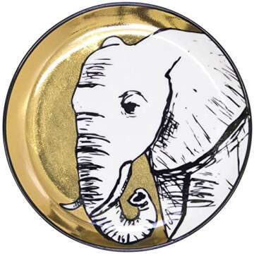 Jonathan Adler Animalia Coasters, Gold