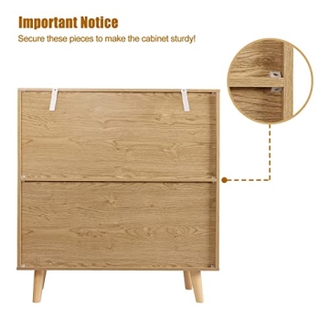 Stylish Anmytek 3 Drawer Rattan Dresser for Any Room
