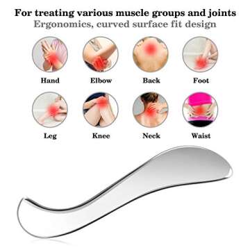 Rylpoint Gua sha,Physical Therapy fsa,Fsa,Massage Tools,Gua sha Facial Tools,Muscle Scraper Tool,Per...