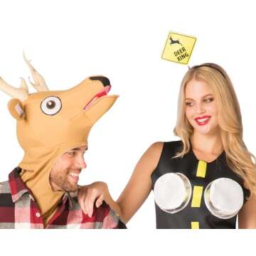 Rasta Imposta Deer in Headlights Couple Costume