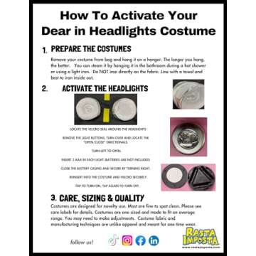 Rasta Imposta Deer in Headlights Couple Costume