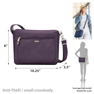 Travelon Anti-Theft Crossbody Bag - Stylish & Secure