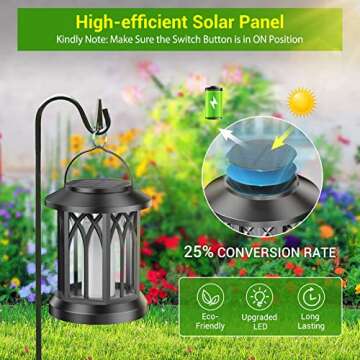 Upgraded Solar Lanterns with Flickering Flame Design