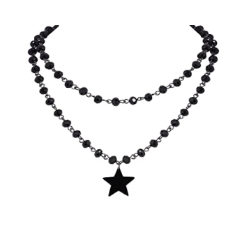 Sicina Goth Layered Star Choker Necklace - Unique Gothic Jewelry for Any Occasion